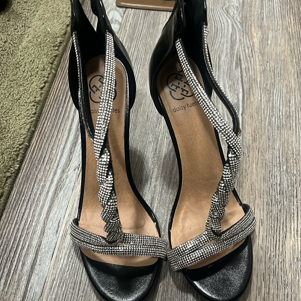 Disney Fuentes heels with diamonds